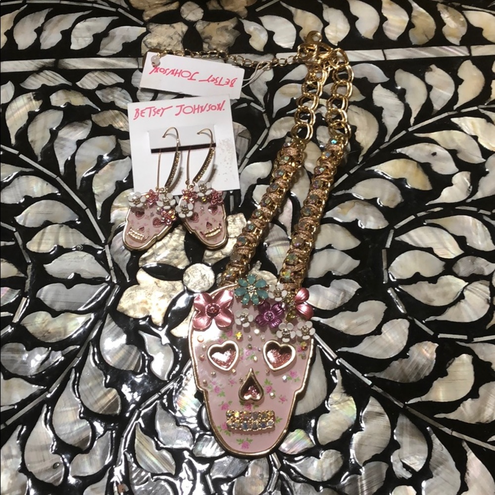 Betsey Johnson marching jewelry set.